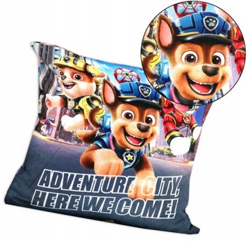 POSZEWKA NA PODUSZKĘ DZIECIĘCA PSI PATROL 40x40 CM