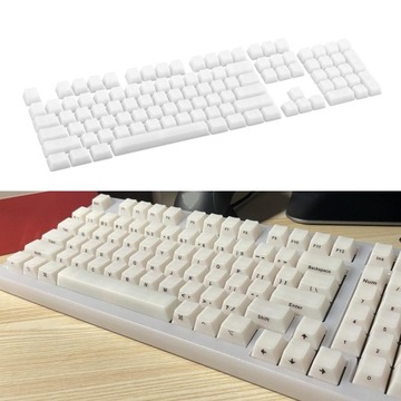 Полностью прозрачные механические колпачки для клавиш своими руками из АБС-пластика молочного цвета