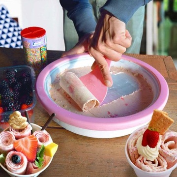 Тайская машина для мороженого ПРИГОТОВЬТЕ ТАЙСКОЕ МОРОЖЕНОЕ САМ