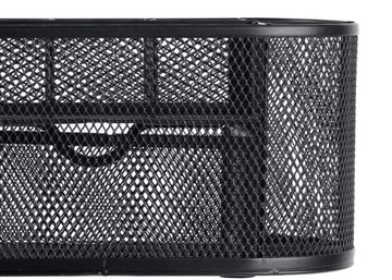 Настольный органайзер для инструментов, большой, металлический, 9 отделений, включая выдвижной ящик.