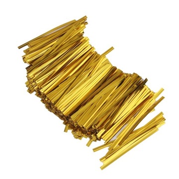 800pcs for Treat Bags Chocolate Cookie Wrapping Buffet Gold