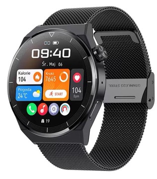 SMARTWATCH ENTER ROZMOWY SMS KROKI KALORIE MENU PL