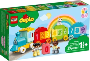 Блоки DUPLO 10954 Поезд с цифрами - учимся считать
