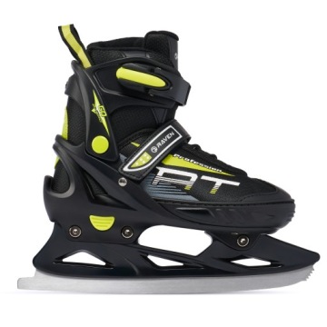Роликовые коньки 4-в-1 Регулируемые коньки RAVEN Profession Black/Lime 28-32