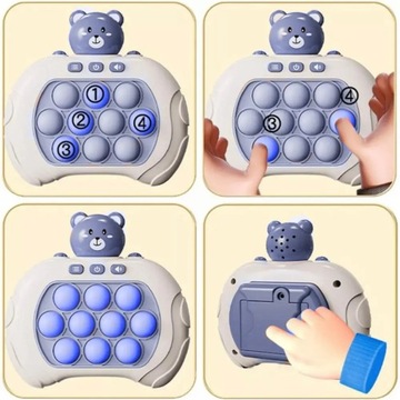 ИГРА POP IT SKILL АНТИСТРЕСС ЭЛЕКТРИЧЕСКИЙ ПУЗЫРЬ СЕНСОРНЫЙ МИШКА