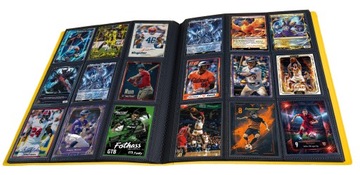 Альбом Держатель для карт Pokemon Желтые футбольные карточки 360 градусов KPOP Lego Ninjago