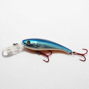 WOBLER MATZUO TOURNAMENT CRANK CHROME BLUE ORANGE BELLY 6 CM 7,1 GR
