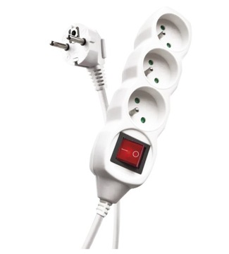 УДЛИНИТЕЛЬ ПИТАНИЯ 3 РОЗЕТКИ 5м