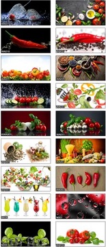 Панно из закаленного стекла с рисунком для кухни, различные узоры