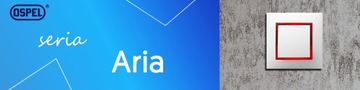 OSPEL ARIA Łącz. podw. zwierny biały (ŁP-17U/m/00)