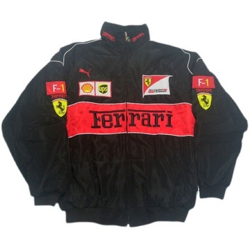 Nowy czerwon-czarnyERRARI EXCLUSIVE JACKET garnitur F1 Team Racing