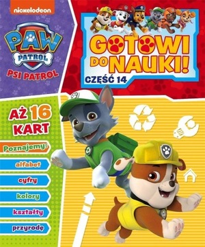 Psi Patrol. Gotowi do nauki cz.14 KSIĄŻKI Rozwojowe Dla Dzieci Książka Lux