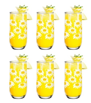 KPL 6 x SZKLANKI DO DRINKÓW, SOKÓW, WODY 400 ml