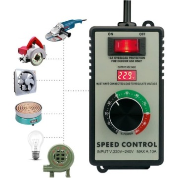 КОНТРОЛЛЕР СКОРОСТИ ДВИГАТЕЛЯ AC 4000W С LED ДИСПЛЕЕМ