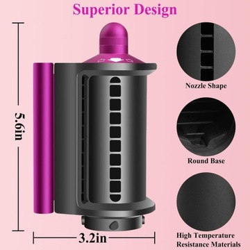 Насадка Dyson Airwrap Anti-Fly, розовая