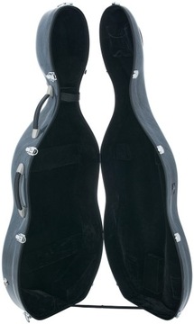 Футляр для виолончели 4/4 М-корпус с эффектом стали Серый