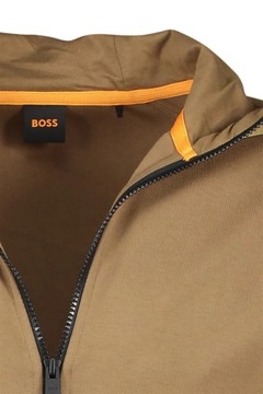 HUGO BOSS Orange Zipstop Hoodie męska bluza z kapturem Relaxed Fit L