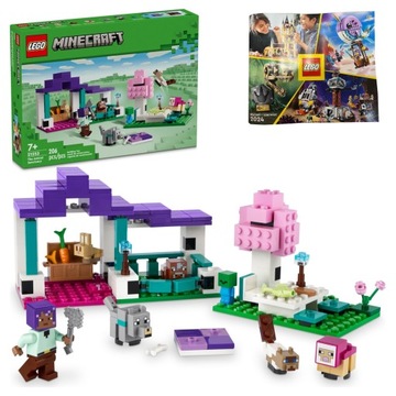 LEGO Minecraft 21253 Rezerwat zwierząt + Katalog LEGO 2024