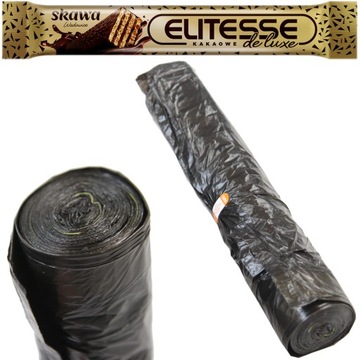 ПАКЕТЫ ДЛЯ МУСОРА 120л С ЛЕНТОЙ, ЧЕРНЫЕ, 10 шт. ПРЕМИУМ рулон 80х100см.