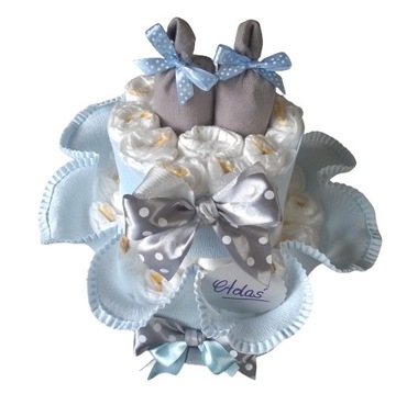 ТОРТ PAMPERS 2 ПОДАРОК ​​НА КРЕЩЕНИЕ LAYETTY