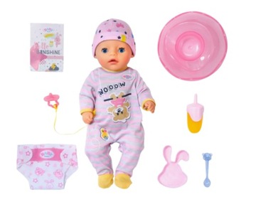 ИНТЕРАКТИВНАЯ КУКЛА BABY BORN LITTLE GIRL С АКСЕССУАРАМИ ДЛЯ КУКЛЫ