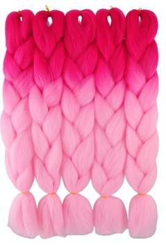 СИНТЕТИЧЕСКИЕ ВОЛОСЫ ЦВЕТНЫЕ ОМБРЕ БРИДЖИ 2-04