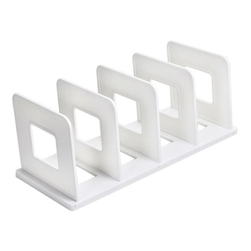 Desktop Book Organizer Book Ends Office Accessories Table Office White
