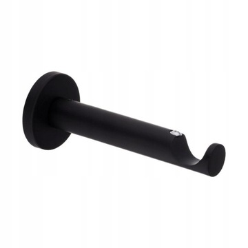 WSPORNIK RURA DO BALUSTRADY CZARNY MAT RAL 25MM TRALKA SŁUPEK PORĘCZ