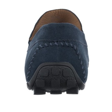 Мужская обувь Замшевые мокасины Wojas Navy Blue 10116-66