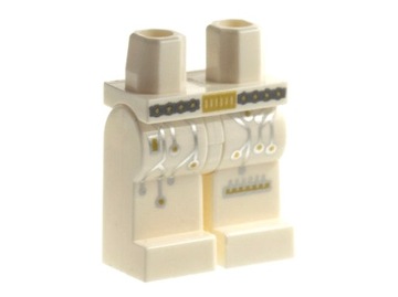 LEGO Nogi Nadruk Biały 970c00pb1240 6338652