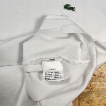 Koszulka T-shirt LACOSTE Biała Pima Cotton Męska M