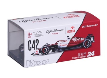 Alfa Romeo ORLEN C42 Чжоу BOLID F1 1:43 BBURAGO