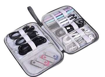 СУМКА-ОРГАНИЗАТОР ДЛЯ ПУТЕШЕСТВИЯ ДЛЯ ЗАРЯДНЫХ КАБЕЛЕЙ