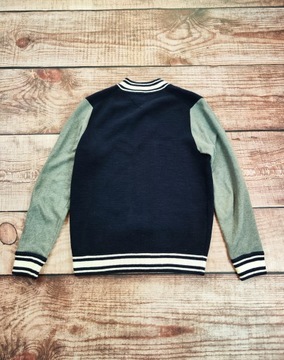 BLUZA TOMMY HILFIGER BEJSBOLÓWKA ROZPINANA r. M