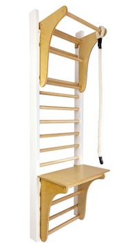 ЛЕСТНИЦА ГИМНАСТИЧЕСКАЯ ЛЕОН 195 Х 80 СМ БЕЛАЯ