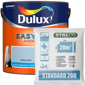 Dulux EasyCare Farba Baby Blue Mat 2,5L + GRATIS