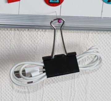 KLIPY BIUROWE DUŻE 51 MM 12 SZTUK MOCNE