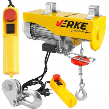 WYCIĄGARKA WCIĄGARKA ELEKTRYCZNA 230V LINOWA 800KG SILNIK ELEKTRYCZNY
