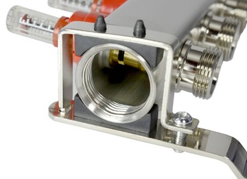 ROZDZIELACZ GOSHE INOX R-8 Z PRZEPŁYWOMIERZAMI