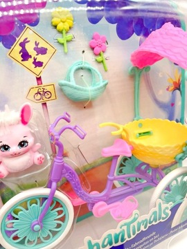 MATTEL ENCHANTIMALS BICYCLE FRIENDS BREE BUNNY DOLL И TWIST BUNNY