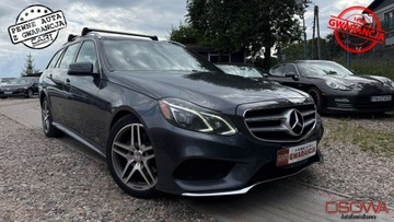 Mercedes Klasa E W212 Kombi Facelifting 350  306KM 2015 Mercedes-Benz Klasa E E350 4-Matic 7 osobowy max wersja perfect stan zamia