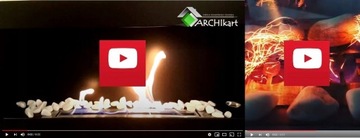 БИОКАМИН 900х400 черный со стеклом и ЭФФЕКТОМ СВЕТЕНИЯ