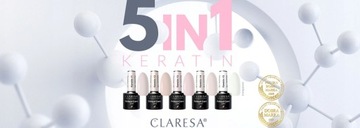 CLARESA KERATIN 04 РЕЗИНОВАЯ БАЗА С КЕРАТИНОМ 5в1