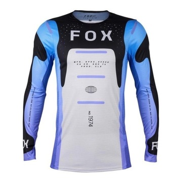 Bluza cross FOX FLEXAIR MAGNETIC BLACK/PURPLE czarny fioletowy GRATISY