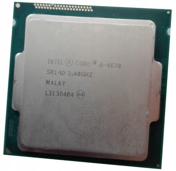 Intel Core I5 ​​4670 4х3,4 ГГц!