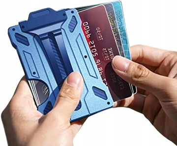 Metalowe Etui Karty Kredytowe Zabezpieczenie RFID