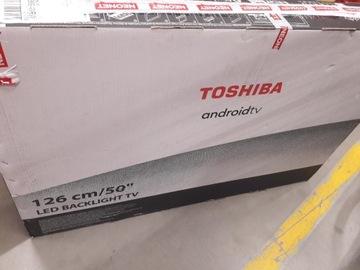 Телевизор TOSHIBA 50UA2063DG UHD AndroidTV — поврежден