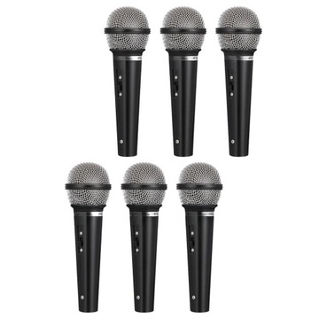 6 SZTUK PLASTIKOWEGO MIKROFONU UDAWAJ, ŻE ZAGRAJ MIC