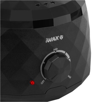 Podgrzewacz do wosku iWax Diamond Tech 400ml 100W czarny