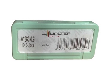 Wiertło WALTER A1263-0.6 VHM Węglik Fi 0,6mm 10szt